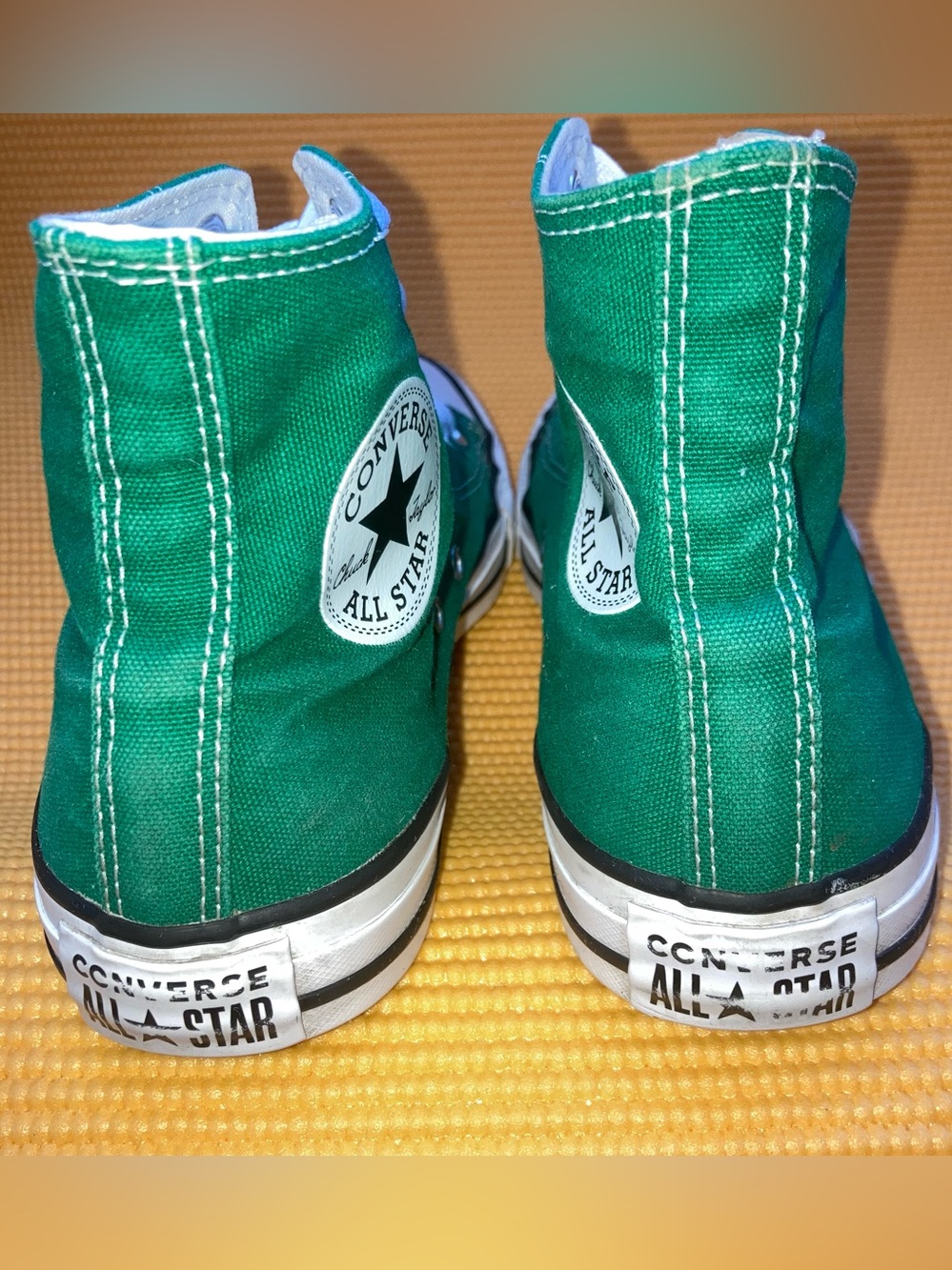 Green High-Top Converse All Star Canvas Sneakers for Women size 9 - Picture 4 of 8